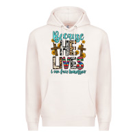 Pale Pink because he lives i can face tomorrow Premium Hoodie - Zillion Design Studio