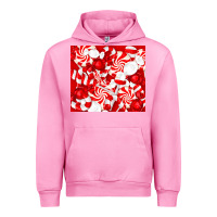 Fuchsia Pink christmas candies Urban Hoodie - RanaPortraitStore