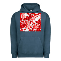 Pigment Midnight Navy christmas candies Urban Hoodie - RanaPortraitStore