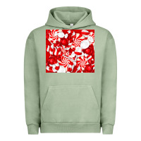Pigment Oil Green christmas candies Urban Hoodie - RanaPortraitStore