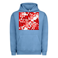 Pigment Pebble Blue christmas candies Urban Hoodie - RanaPortraitStore