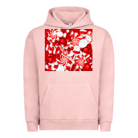 Pigment Salmon christmas candies Urban Hoodie - RanaPortraitStore