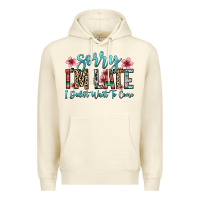 Sandshell sorry i m late i didn t want to come Premium Hoodie - Zillion Design Studio