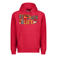 Cardinal teacher life Premium Hoodie - texasbilliewilder
