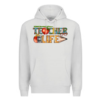 Dove Grey teacher life Premium Hoodie - texasbilliewilder
