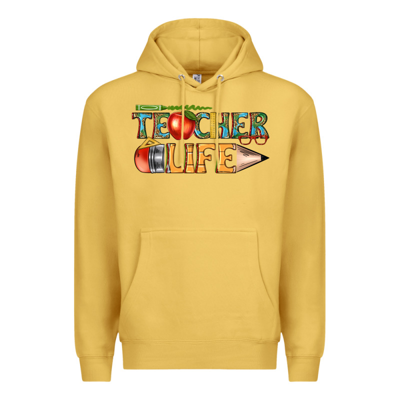 Teacher Life Premium Hoodie by texasbilliewilder | Teevron