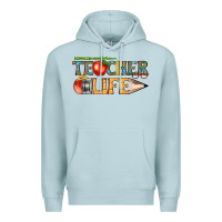 Blue Mist teacher life Premium Hoodie - texasbilliewilder