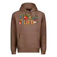 Chestnut teacher life Premium Hoodie - texasbilliewilder