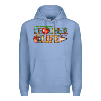 Colony Blue teacher life Premium Hoodie - texasbilliewilder