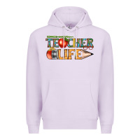Lilac teacher life Premium Hoodie - texasbilliewilder
