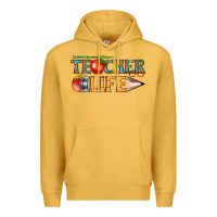 Mustard teacher life Premium Hoodie - texasbilliewilder