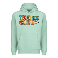 Seafoam teacher life Premium Hoodie - texasbilliewilder