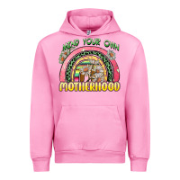 Fuchsia Pink mind your own motherhood Urban Hoodie - Zillion Design Studio