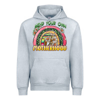 Heather Grey mind your own motherhood Urban Hoodie - Zillion Design Studio