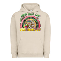 Pigment French Oak mind your own motherhood Urban Hoodie - Zillion Design Studio