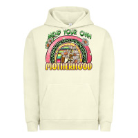 Pigment Pistachio mind your own motherhood Urban Hoodie - Zillion Design Studio