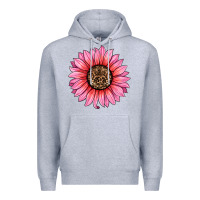 Heather Grey valentine's day sunflower Premium Hoodie - RanaPortraitStore