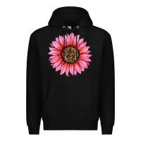 Black valentine's day sunflower Premium Hoodie - RanaPortraitStore