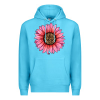 Ocean Blue valentine's day sunflower Premium Hoodie - RanaPortraitStore