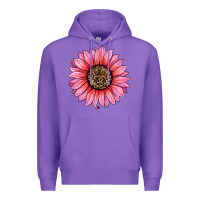 Purple valentine's day sunflower Premium Hoodie - RanaPortraitStore