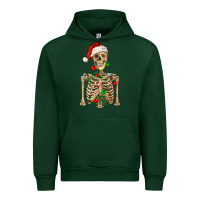 Foreset Green Christmas Skeleton Urban Hoodie - RanaPortraitStore