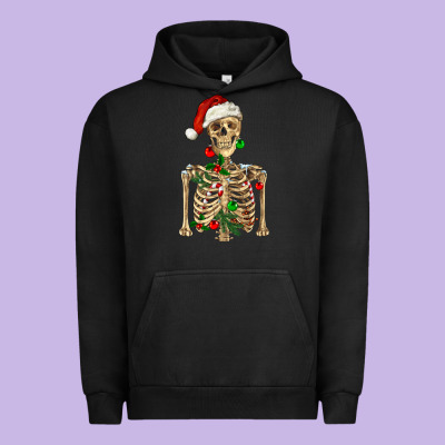 Urban Hoodie Christmas Skeleton