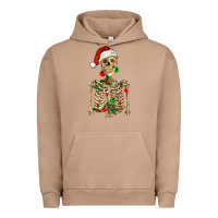 Pigment Burro Christmas Skeleton Urban Hoodie - RanaPortraitStore