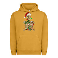 Pigment Peanut Butter Christmas Skeleton Urban Hoodie - RanaPortraitStore