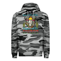 Slate Camo raising hell with the hippies and the cowboys Premium Hoodie - Zillion Design Studio