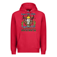 Cardinal raising hell with the hippies and the cowboys Premium Hoodie - Zillion Design Studio