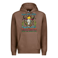 Chestnut raising hell with the hippies and the cowboys Premium Hoodie - Zillion Design Studio