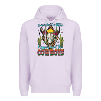Lilac raising hell with the hippies and the cowboys Premium Hoodie - Zillion Design Studio