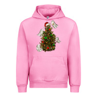 Fuchsia Pink christmas spirits Urban Hoodie - RanaPortraitStore