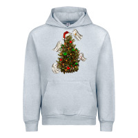 Heather Grey christmas spirits Urban Hoodie - RanaPortraitStore