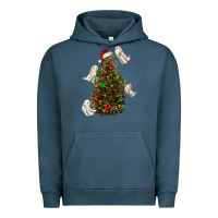 Pigment Midnight Navy christmas spirits Urban Hoodie - RanaPortraitStore