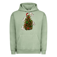 Pigment Oil Green christmas spirits Urban Hoodie - RanaPortraitStore