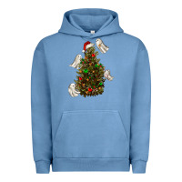Pigment Pebble Blue christmas spirits Urban Hoodie - RanaPortraitStore