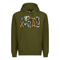 Army Green x ray Premium Hoodie - Zillion Design Studio