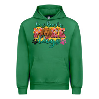 Emerald less people more dogs Urban Hoodie - Zillion Design Studio