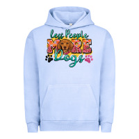 Pigment Grape Ice less people more dogs Urban Hoodie - Zillion Design Studio