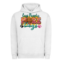 Pigment Lunar Rock less people more dogs Urban Hoodie - Zillion Design Studio