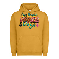 Pigment Peanut Butter less people more dogs Urban Hoodie - Zillion Design Studio