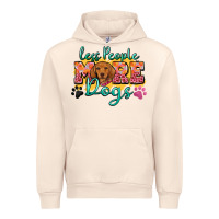 Sandshell less people more dogs Urban Hoodie - Zillion Design Studio