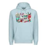 Blue Mist teacher coffee cups Premium Hoodie - texasbilliewilder