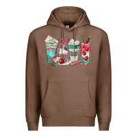 Chestnut teacher coffee cups Premium Hoodie - texasbilliewilder