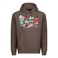 Coffee teacher coffee cups Premium Hoodie - texasbilliewilder