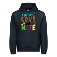 Navy spread love not hate Urban Hoodie - texasbilliewilder