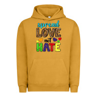 Pigment Peanut Butter spread love not hate Urban Hoodie - texasbilliewilder