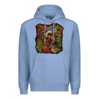 Colony Blue valentine's day cowboy cactus rose Premium Hoodie - RanaPortraitStore