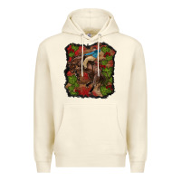Sandshell valentine's day cowboy cactus rose Premium Hoodie - RanaPortraitStore